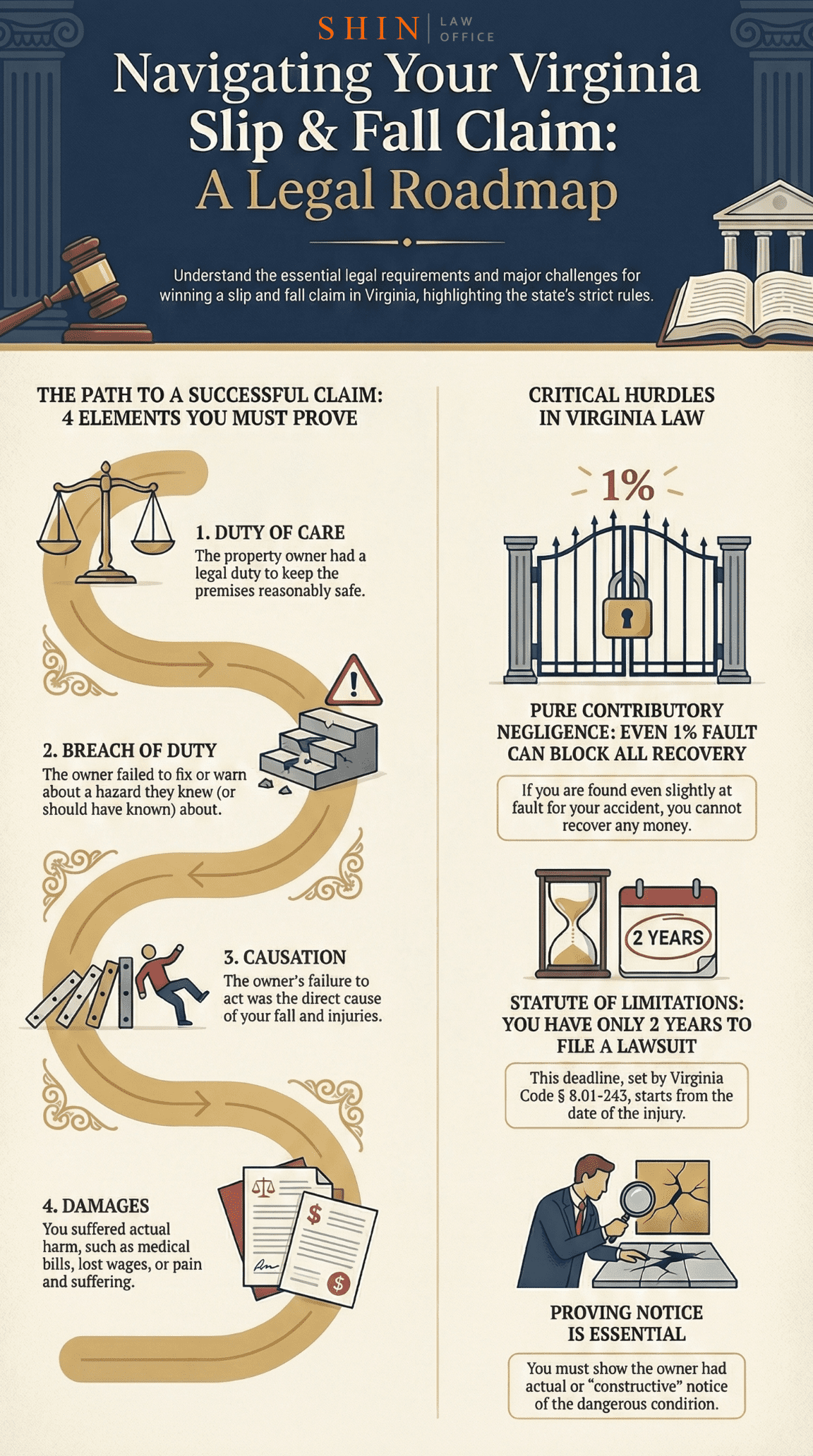 Virginia Slip and Fall Legal Roadmap 1 Virginia Slip and Fall Legal Roadmap 1