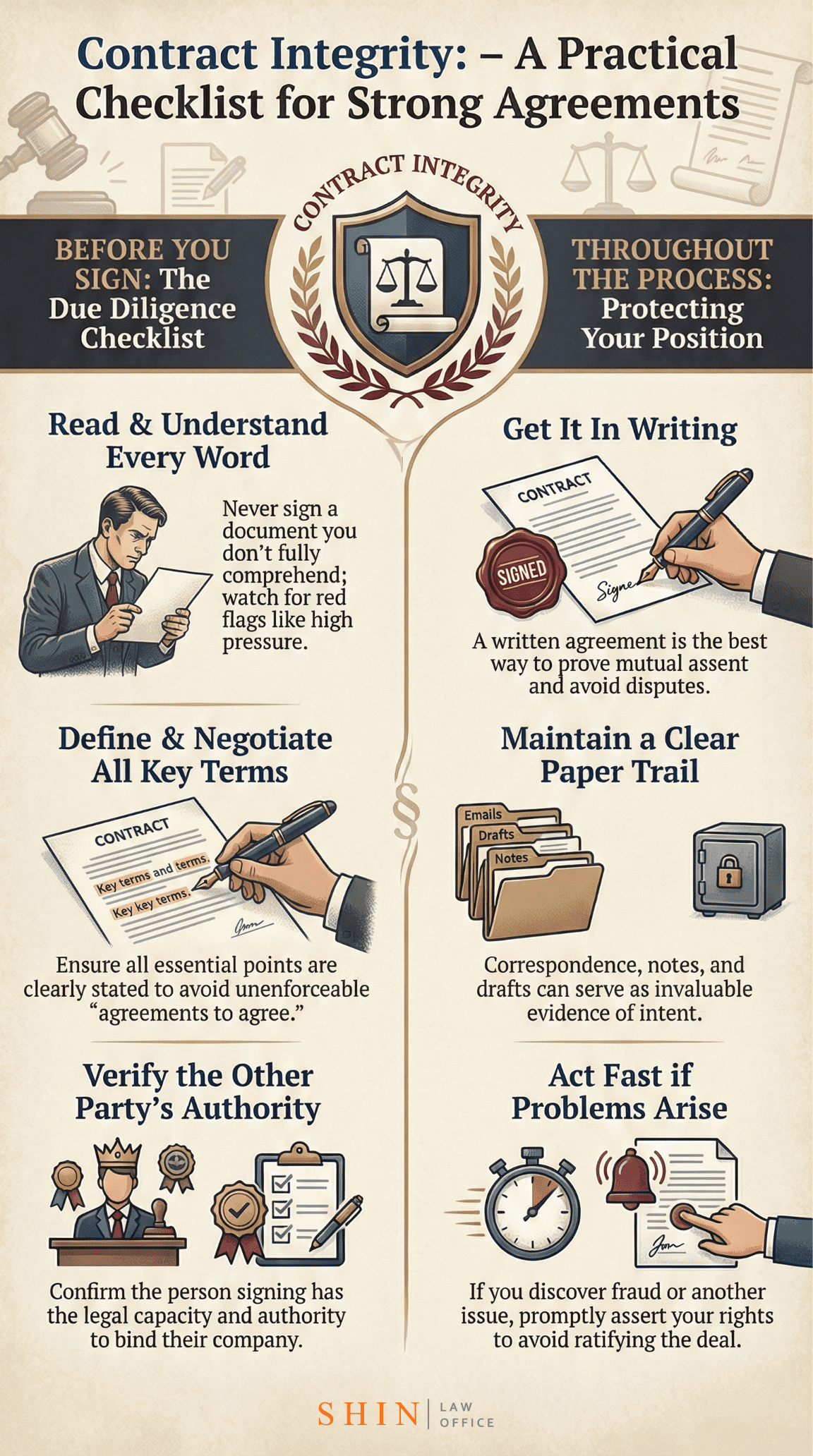 Practical Contract Integrity Checklist Practical Contract Integrity Checklist